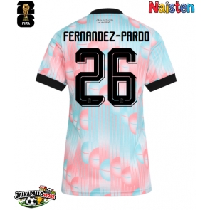Belgia Matias Fernandez-Pardo #26 Vieraspaita Naisten MM-kisat 2026 Lyhythihainen